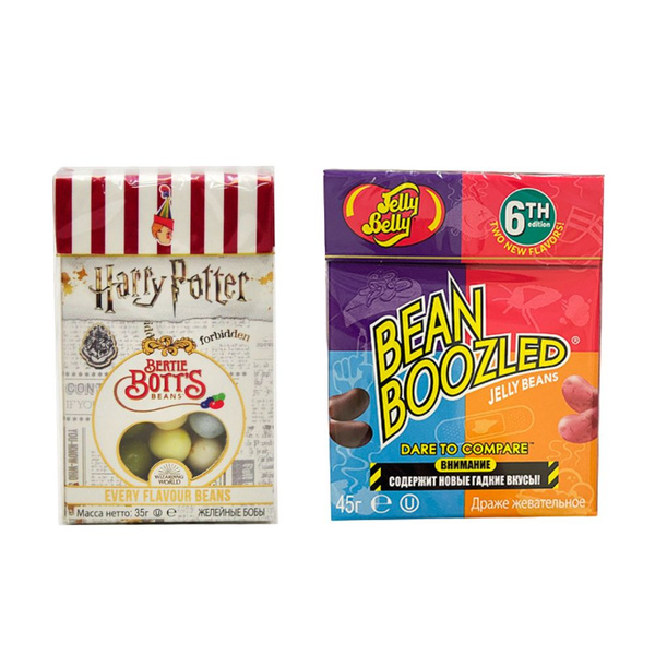 Драже Jelly Belly Bean Boozled 45гр 6th; Harry Potter Bertie Bott's ...