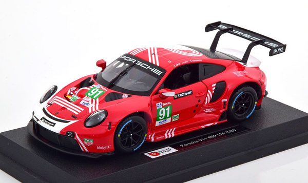 Модель коллекционная Porsche 911 rsr lm 2020 red #91 / порше 911 рср ...