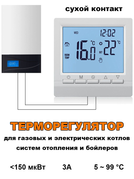 Терморегулятор/термостат MyLatso Для радиаторного отопления, Для ...