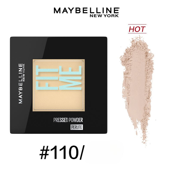 Maybelline Fit Me Матовая беспористая прессованная пудра для лица Пудра ...
