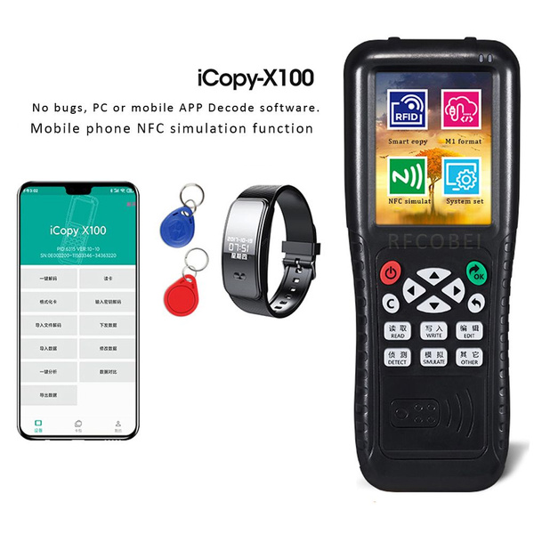 FURUI Новый X100 RFID IC/ID Копир Дубликатор Fob NFC Reader Writer ...