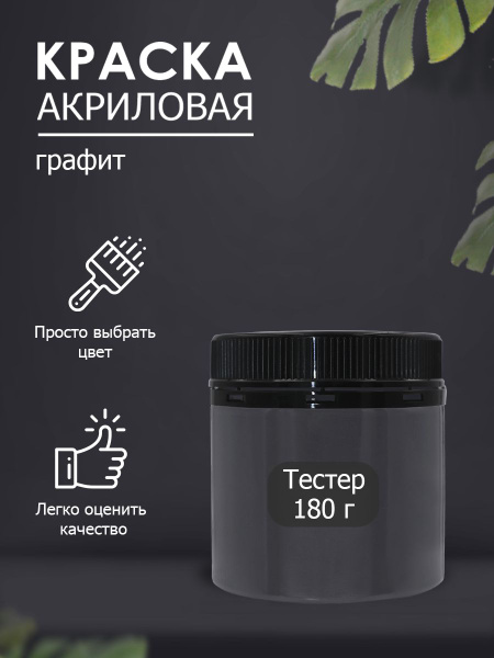 Краска для стен, обоев и потолков акриловая моющаяся интерьерная ...