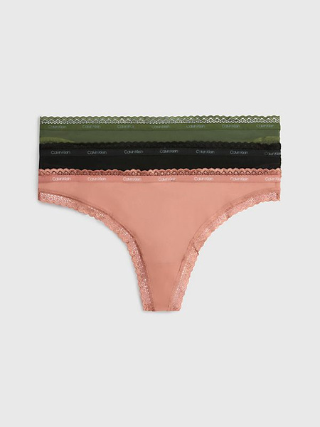 Комплект трусов тонги Calvin Klein Underwear, 3 шт - купить с доставкой ...