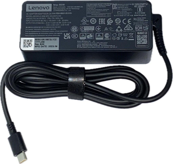 Блок питания / Зарядка / для ноутбука Lenovo ThinkBook 20v 3.25a 65W ...