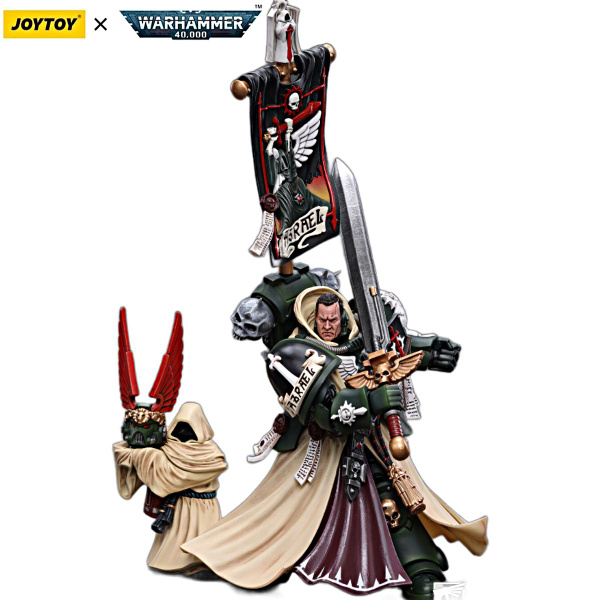 Warhammer 40k figurine 1/18 Dark Angels Deathwing Knight Master with Flail of the Unforgiven 12 cm | Liège