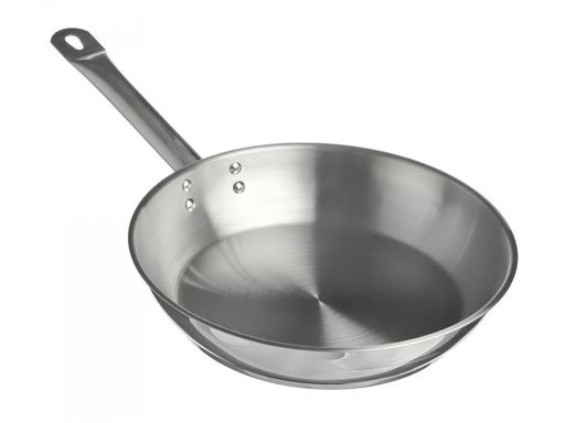 Сковорода ИНТЭК 20см Общепит без крышки корпус 0,6мм индукция ТРС 3,5мм ...