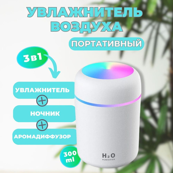 Увлажнитель воздуха Colorful Humidifier, белый - купить с доставкой по ...