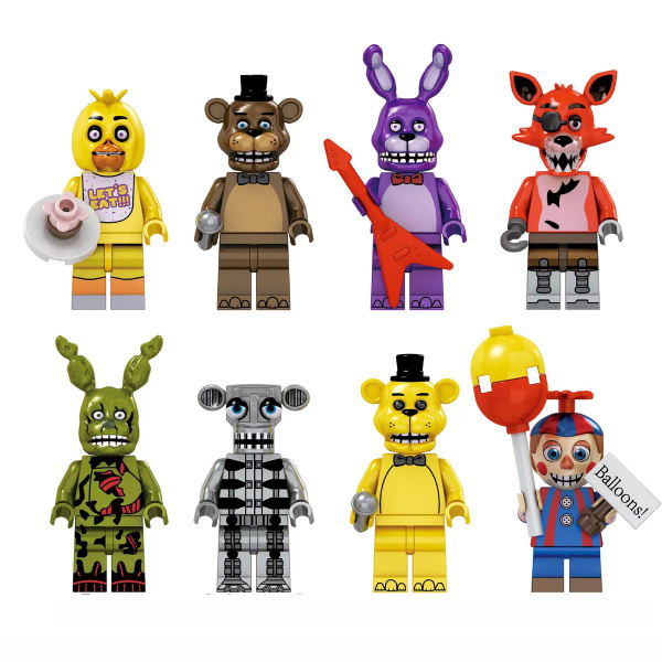 Fnaf набор фигурок Аниматроников 8 шт купить на OZON по низкой цене ...