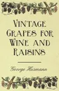 Vintage Grapes for Wine and Raisins - George Husmann, William Hardman