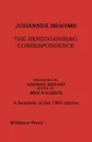 Johannes Brahms. The Herzogenberg Correspondence - Johannes Brahms, Hannah Bryant