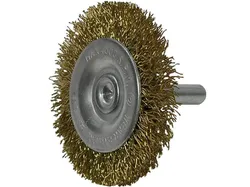 Насадка на дрель. Тип «колесо». Материал: стальная, латунированная волнистая проволока. Используется в качестве насадок для   ...