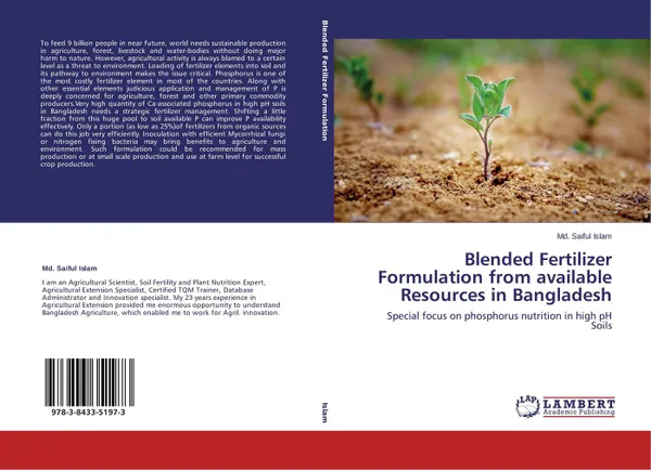 Обложка книги Blended Fertilizer Formulation from available Resources in Bangladesh, Md. Saiful Islam