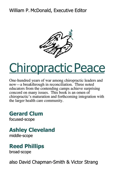 Обложка книги Chiropractic Peace, William P. McDonald