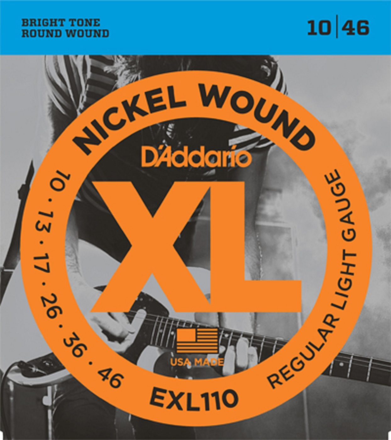 Комплект струн для электрогитары D'Addario EXL110