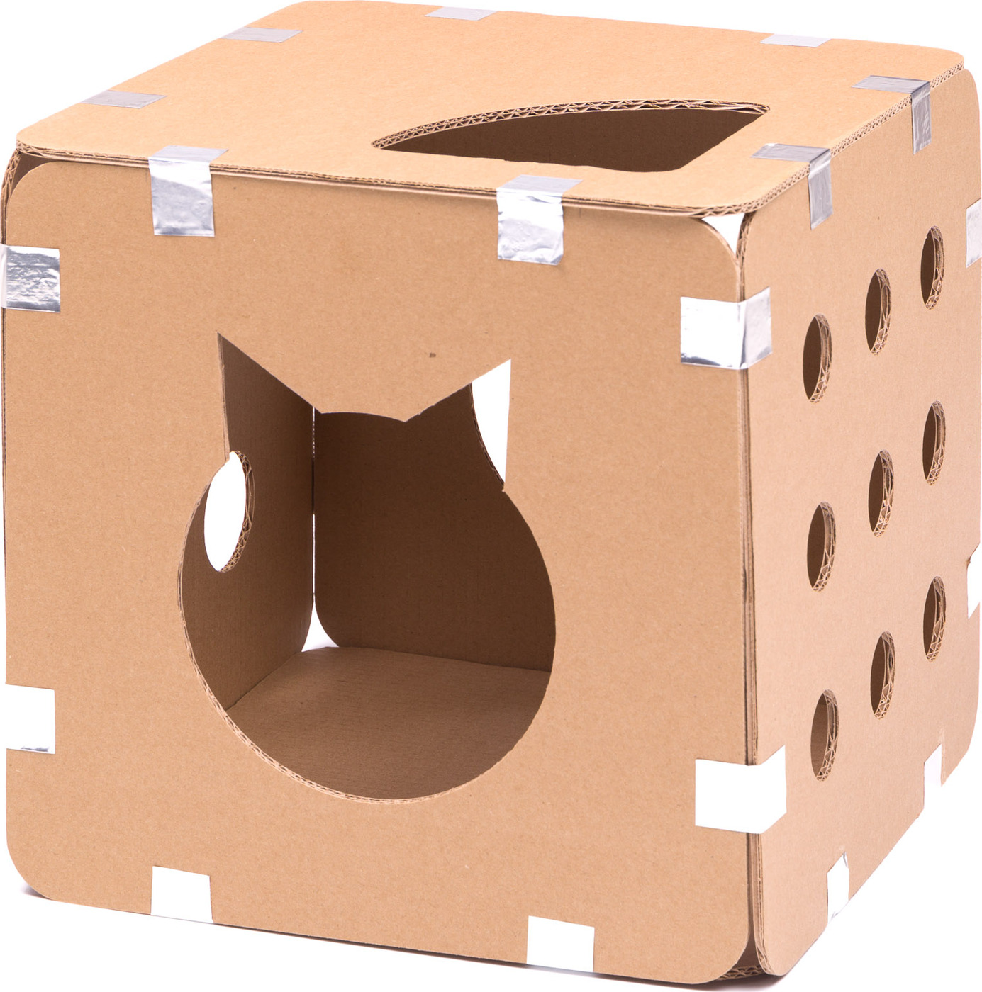 Домики для кошек из картонных коробок. Домик для кошки из картона. Картонные домики для котов. Картонный домик для кота. Домик для кошки из гофрокартона.