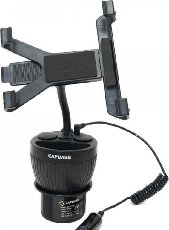 фото Держатель с зарядкой в подстаканник Capdase Car Cup Holder Charger PowerCup 2.2 with Tab-X Mount