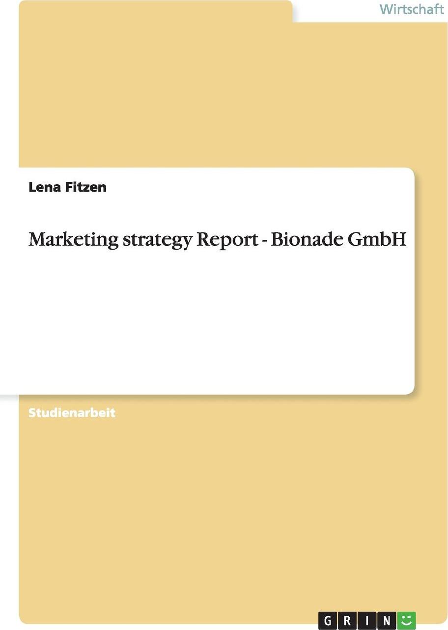 фото Marketing strategy Report - Bionade GmbH