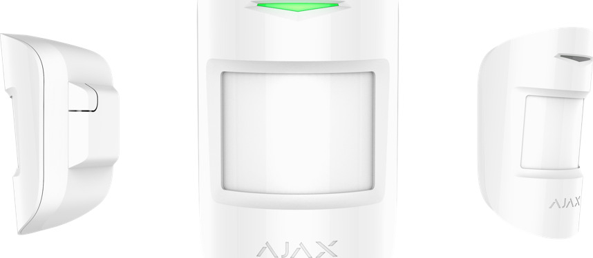 Беспроводной датчик движения с иммунитетом к животным Ajax MotionProtect white