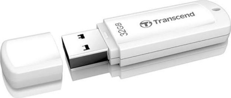 фото USB Флеш-накопитель Transcend 32Gb Jetflash 370 TS32GJF370 USB2.0 белый