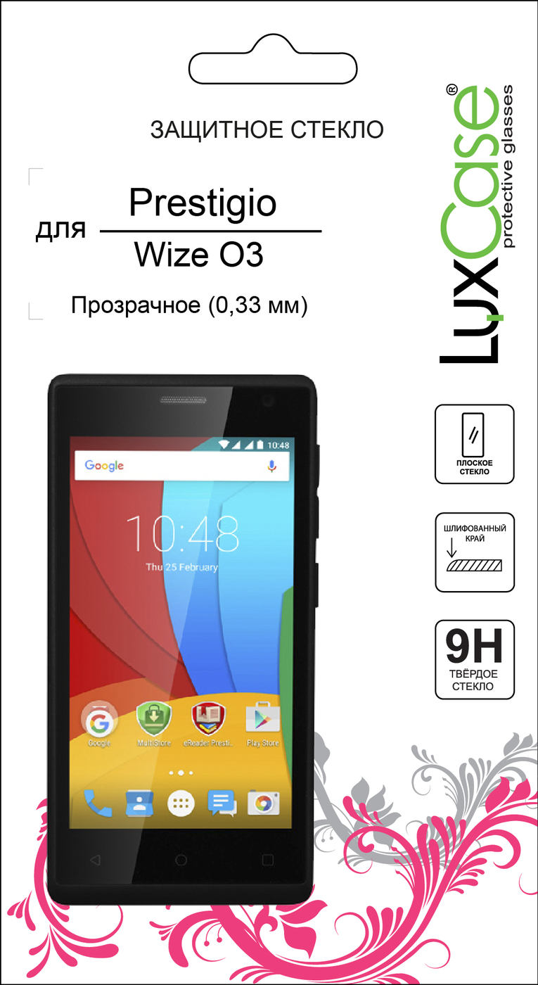 фото Защитное стекло Prestigio Wize O3 от LuxCase