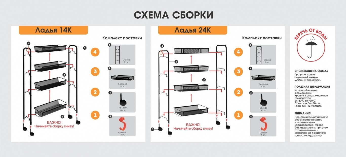 Этажерка «Ладья-14к»