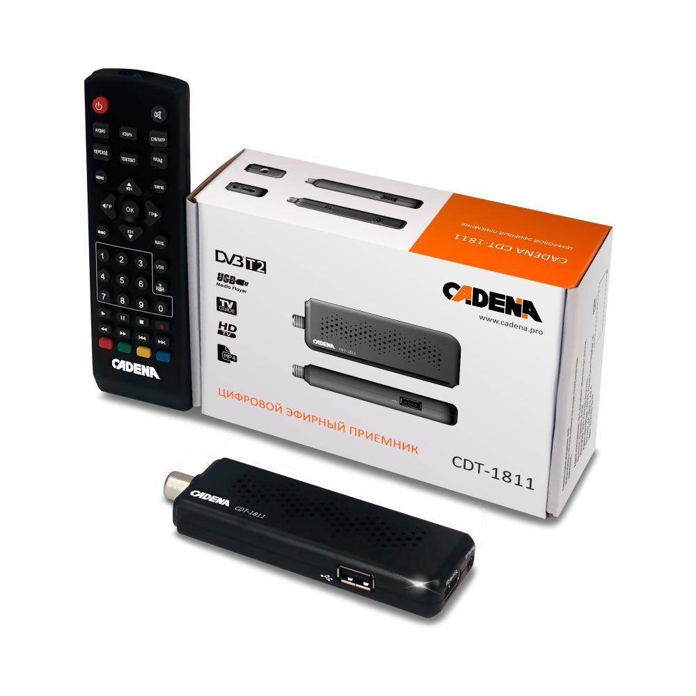 Цифровой эфирный cadena. ТВ-тюнер DVB-t2 cadena CDT-1811. TV-тюнер cadena CDT-1811. TV-тюнер cadena CDT-1793 внешний DVB-t2. Cdt1811.