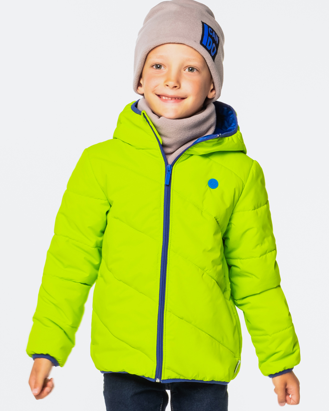 Demix kctw01 куртка салатовая для мальчика
