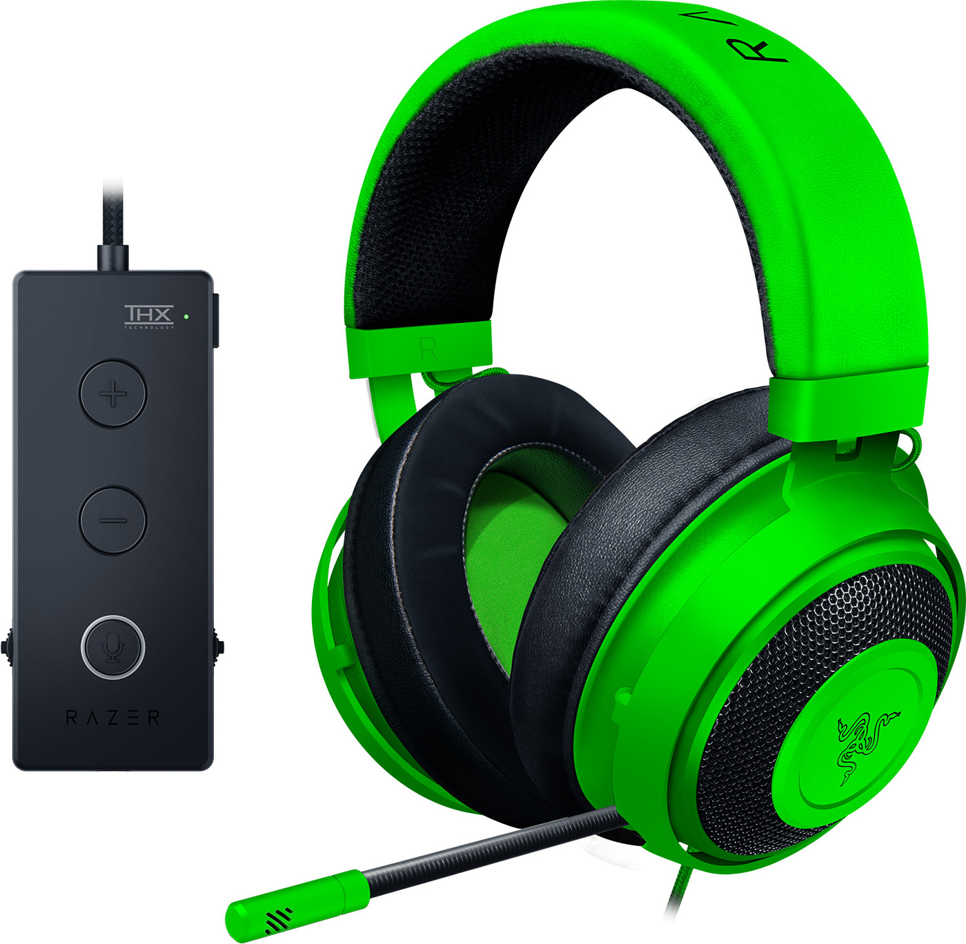 Характеристики Игровые наушники Razer Kraken Tournament.,зеленый ...