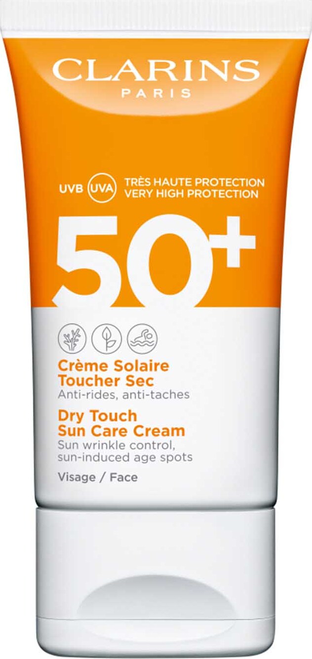 Clarins Crème Solaire Toucher Sec Visage Солнцезащитный крем для лица ...