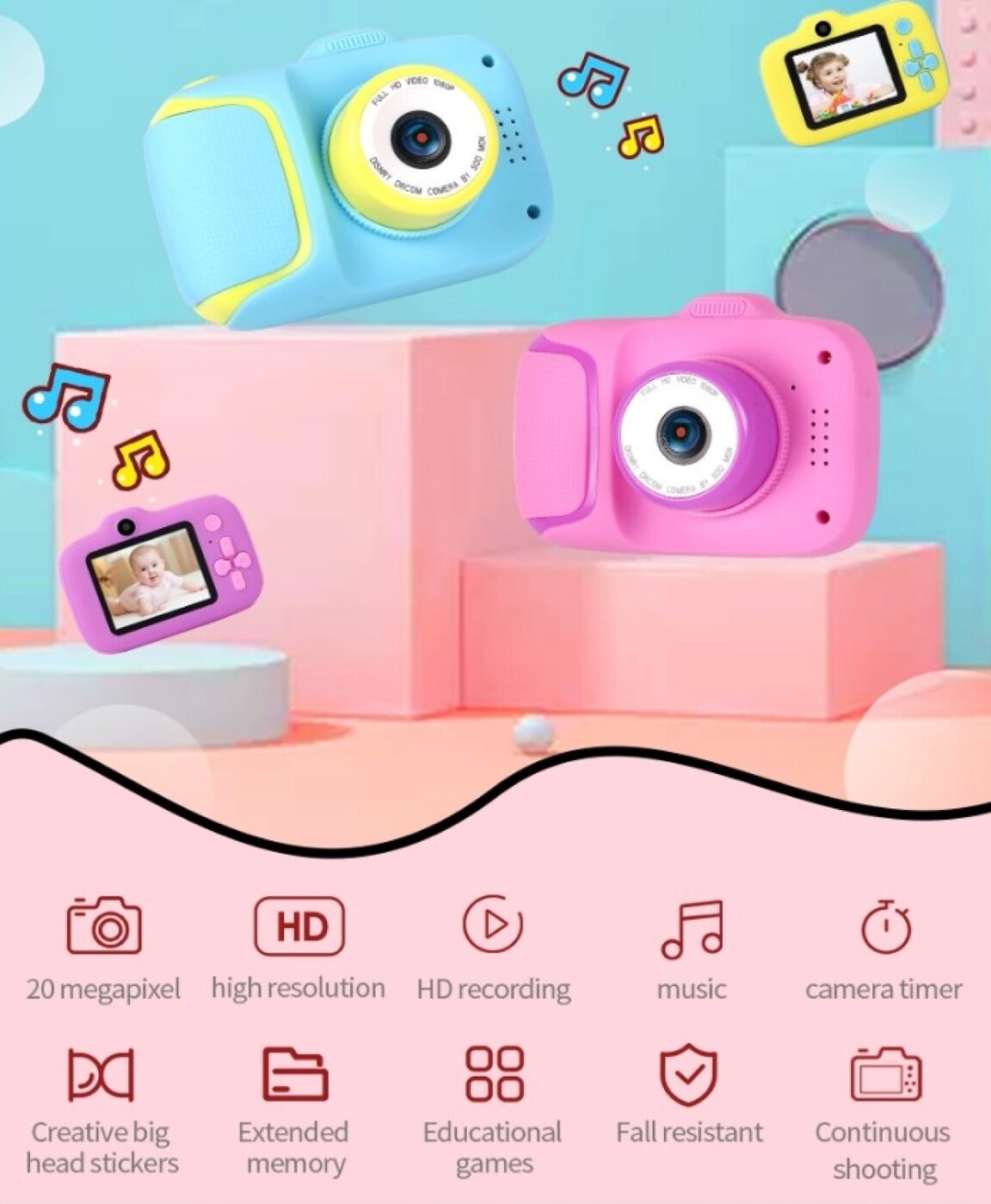 Pink webcam