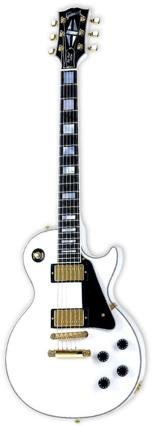 les paul custom white gibson