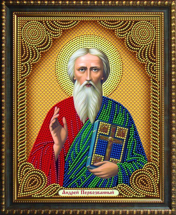 Андрей первозванный икона фото Алмазная мозакика Алмазная Живопись "Икона Андрей Первозванный", 22x28 см - купи