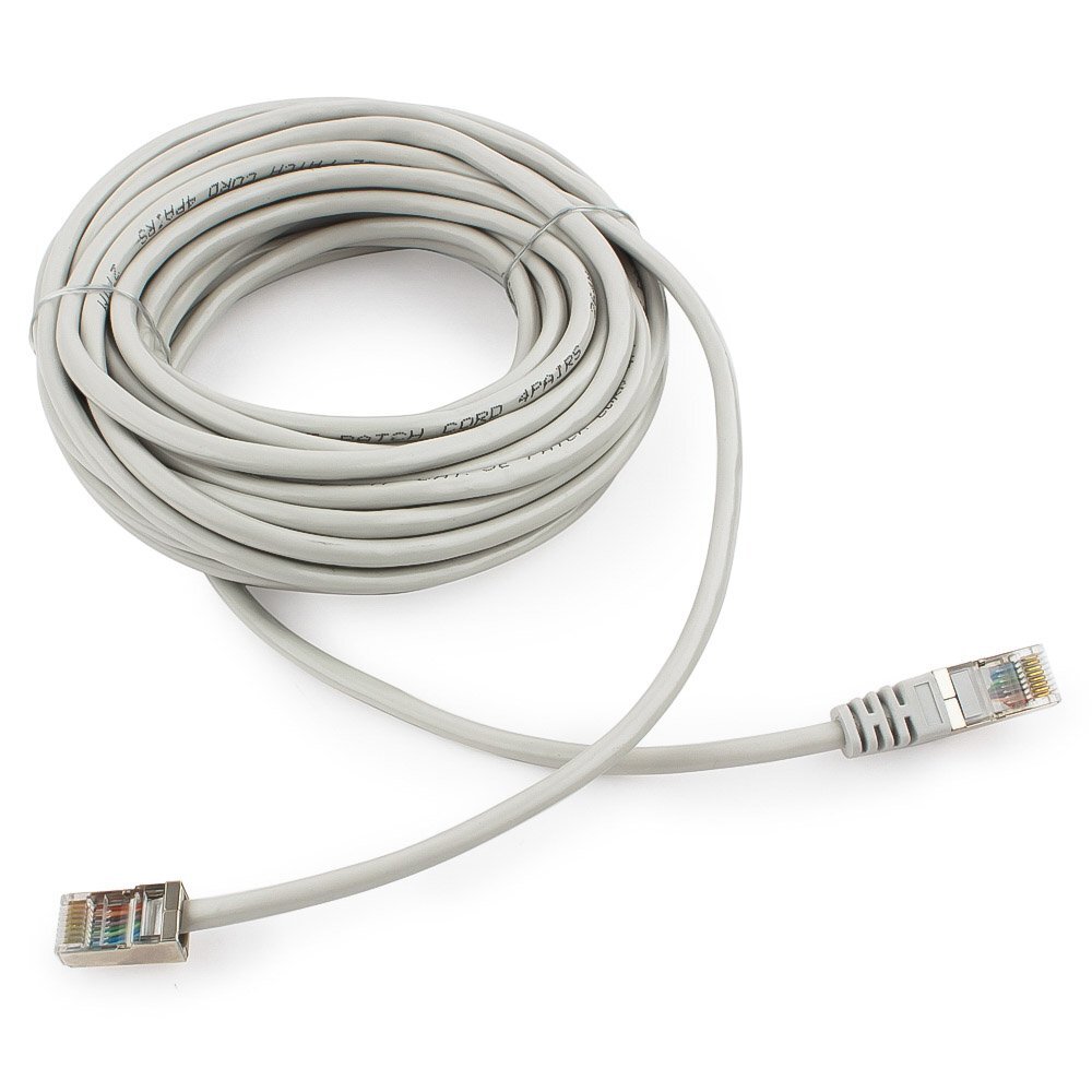 Cablexpert Кабель для интернет-соединения RJ-45/RJ-45, 7.5 м, серый