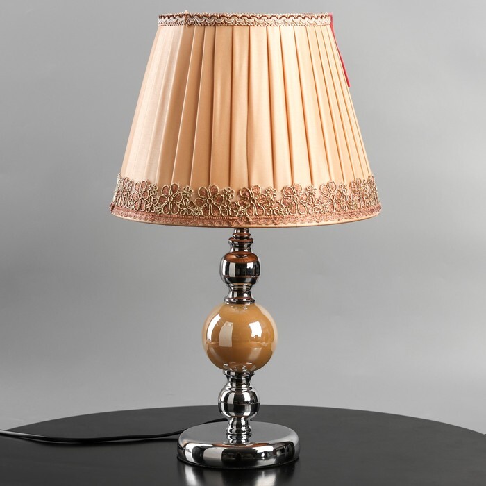 Лампа настольная "Шарлотта" Е27 макс 60 Вт 46*28*28 см