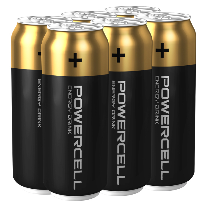 Энергетический напиток Powercell Monster Energy Drink Original, 450 мл (6 шт)