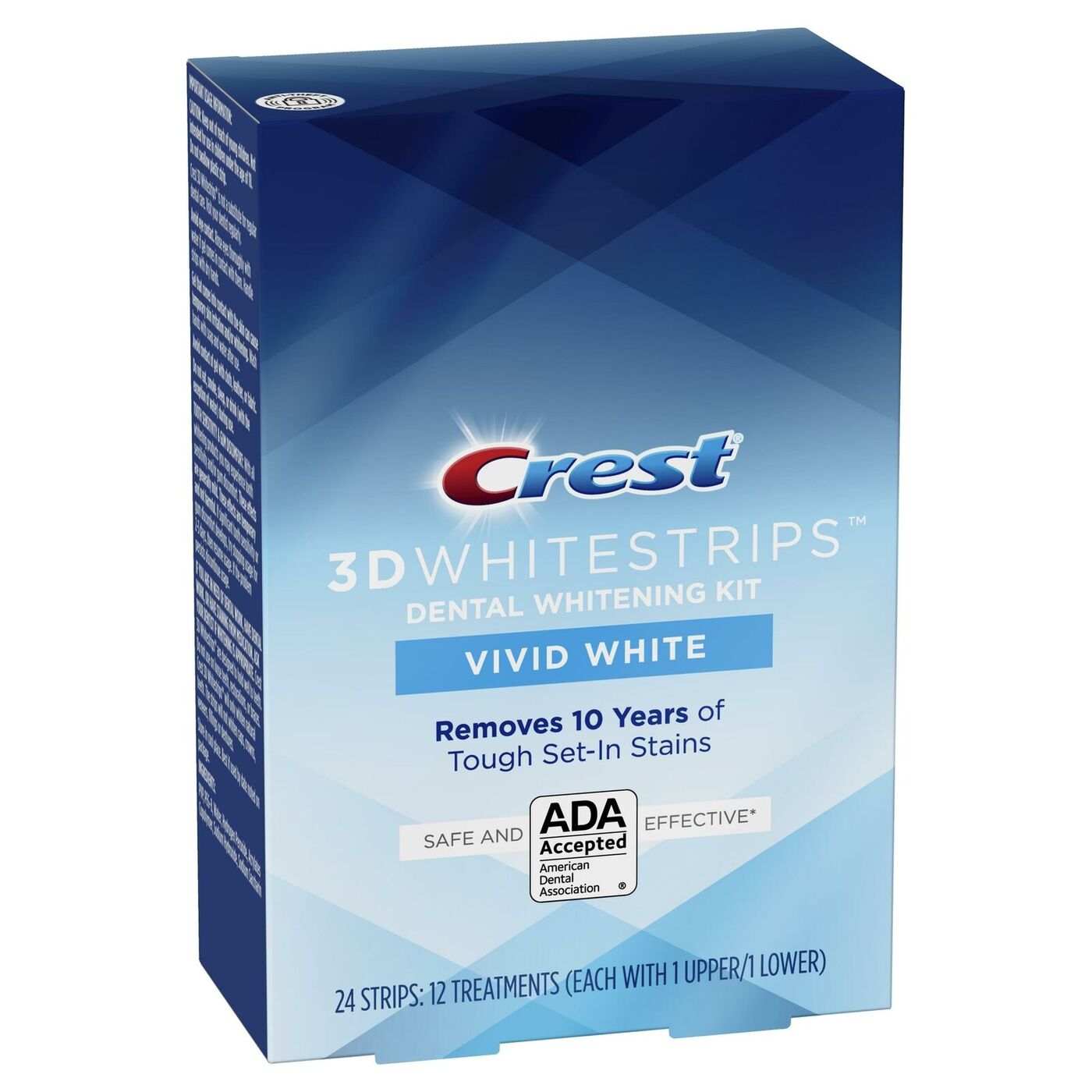 Отбеливающие полоски для зубов Crest 3DCREST-VIVIDWHITE — купить в ...