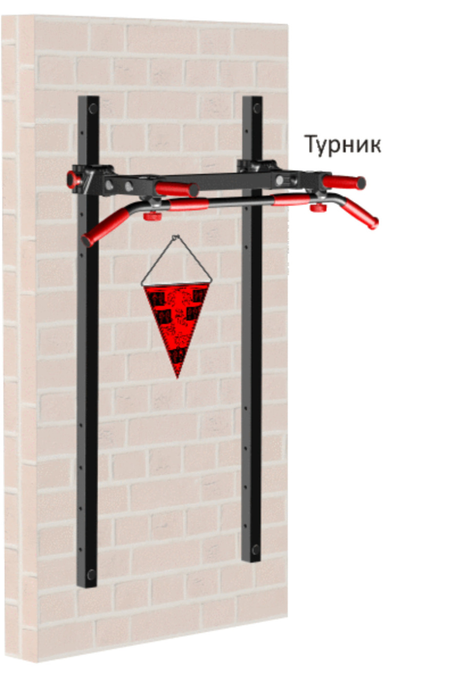 Турник складной настенный Leco-it