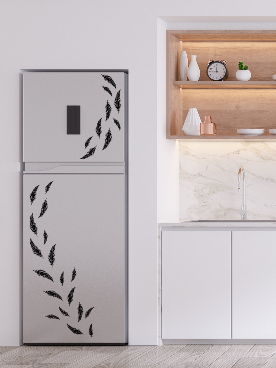 Пример использования наклеек в интерьере