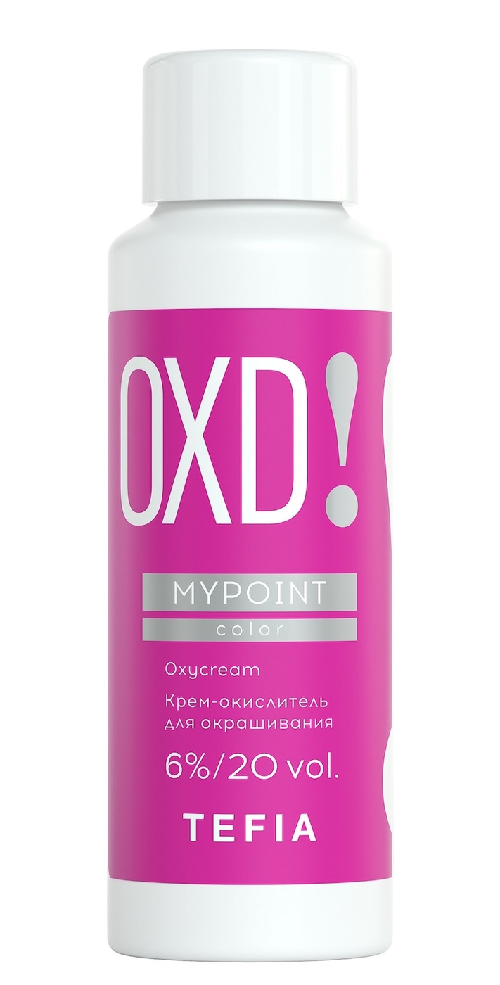 Tefia. Крем окислитель для окрашивания волос 6% (20 vol.) профессиональный Color Oxycream MYPOINT 60 мл