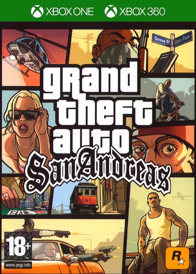 Игра Grand Theft Auto: San Andreas (Xbox One, XBox 360, Английская версия)  купить по низкой цене с доставкой в интернет-магазине OZON