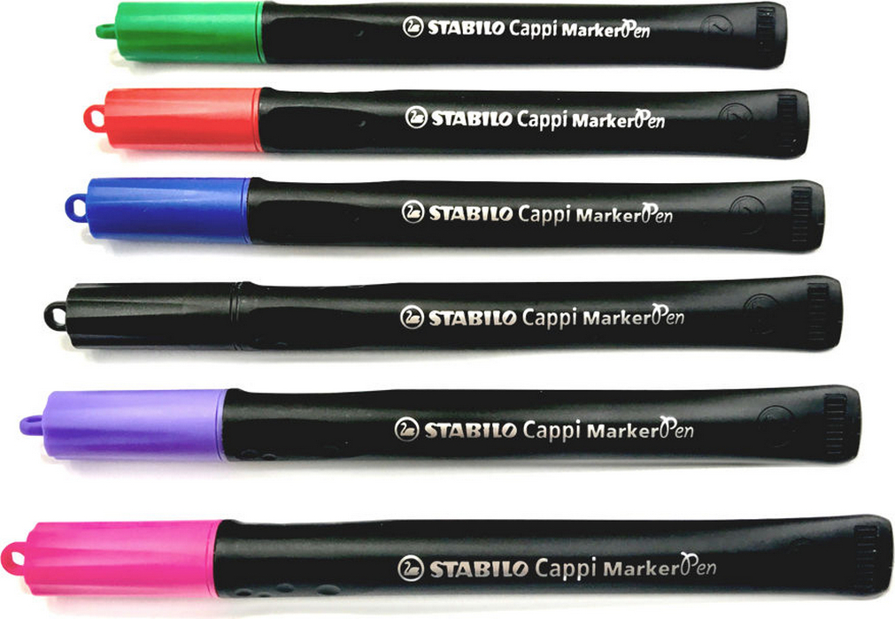 Stabilo маркер перманентный. Stabilo фломастеры "Cappi" 12 шт.. Stabilo фломастеры "Cappi" 24 шт.. Фломастеры "Pen 68", 10 цветов.