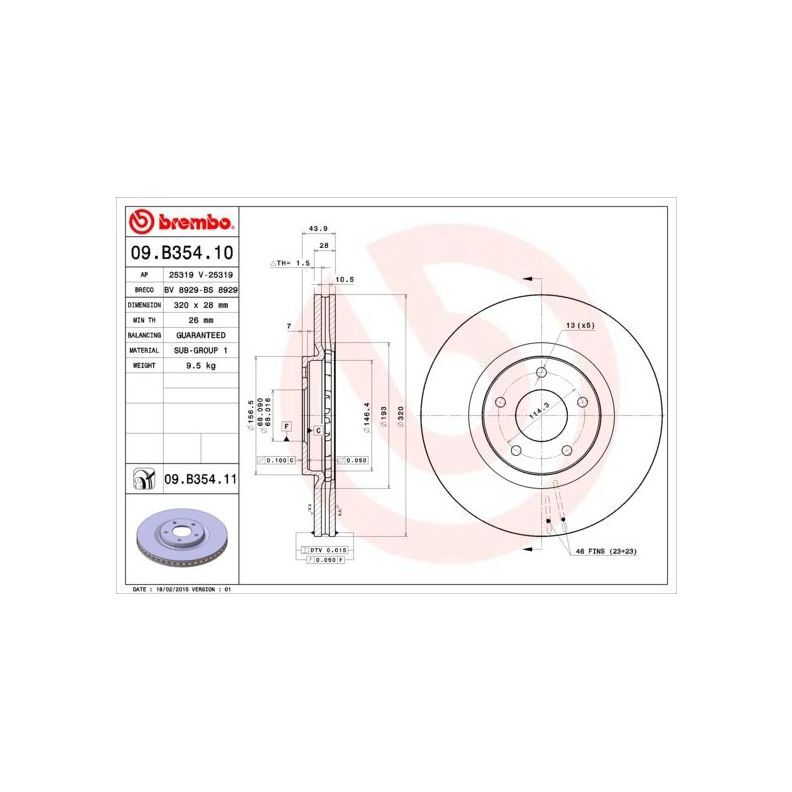 BremboДисктормозной,арт.09B35410