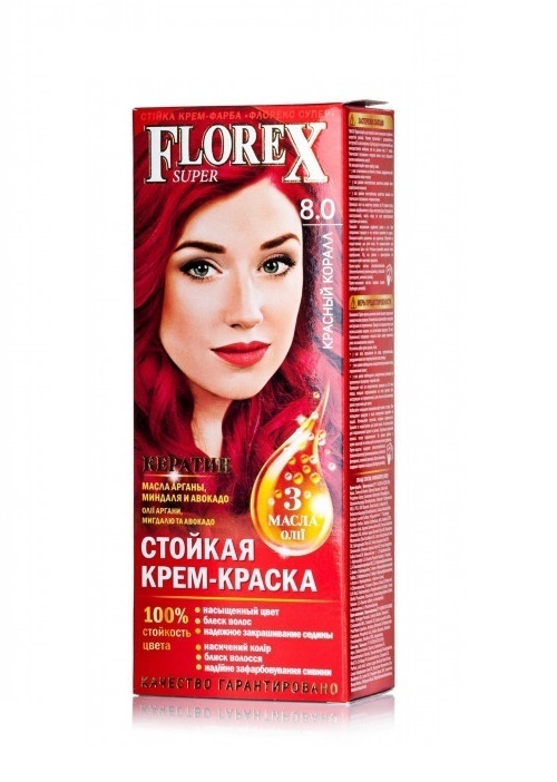 Краска для волос florex каштан