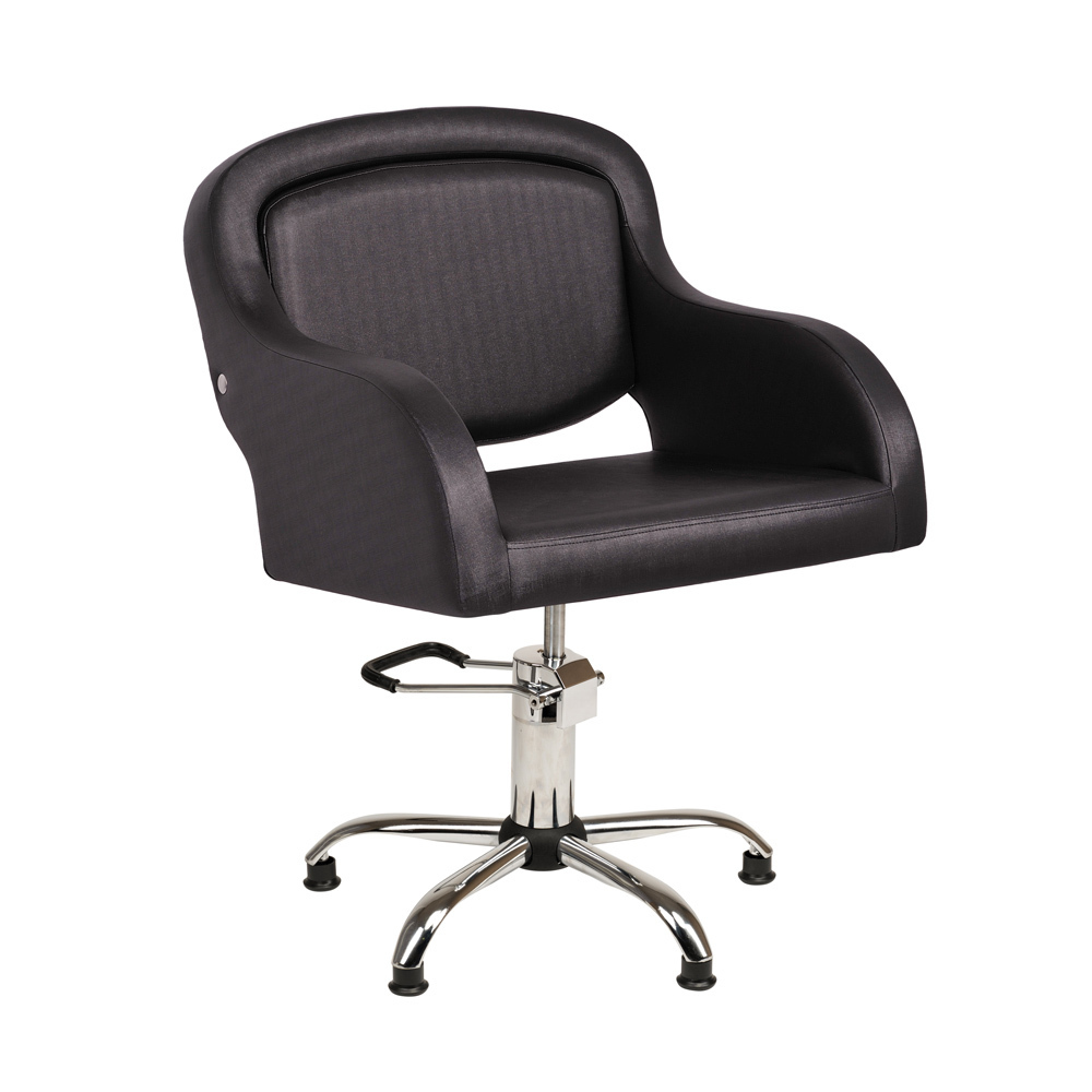 Парикмахерское кресло "Релакс", Черный, Гидравлика пятилучье — купить в ...