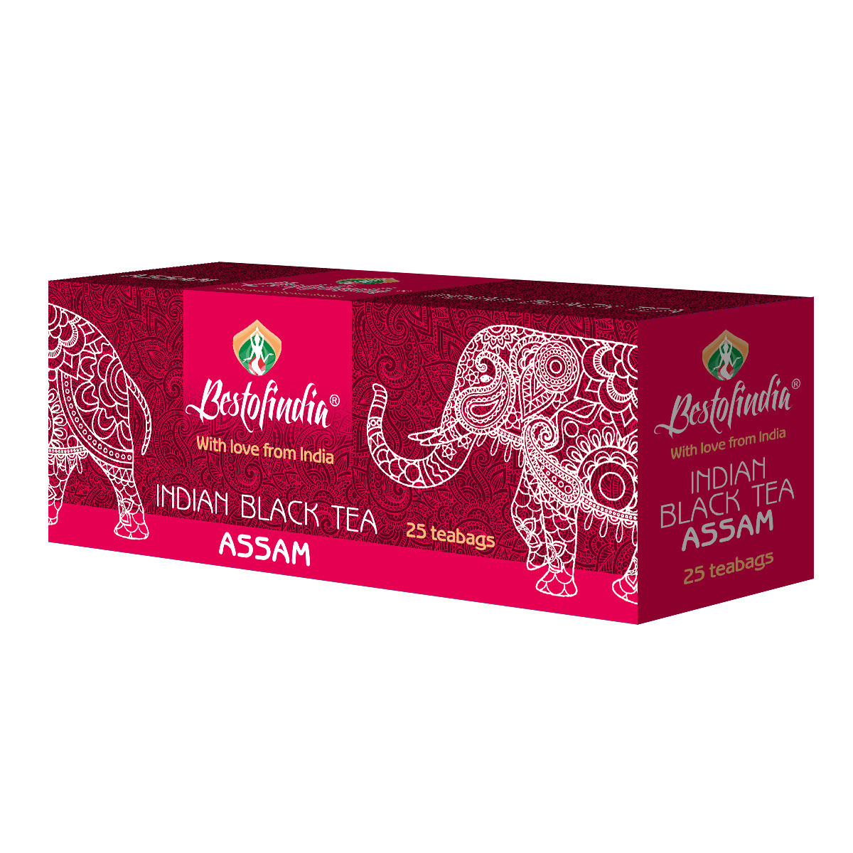 Bestofindia/Чай Ассам черный индийский пакетированный Assam, 25пx2г ...