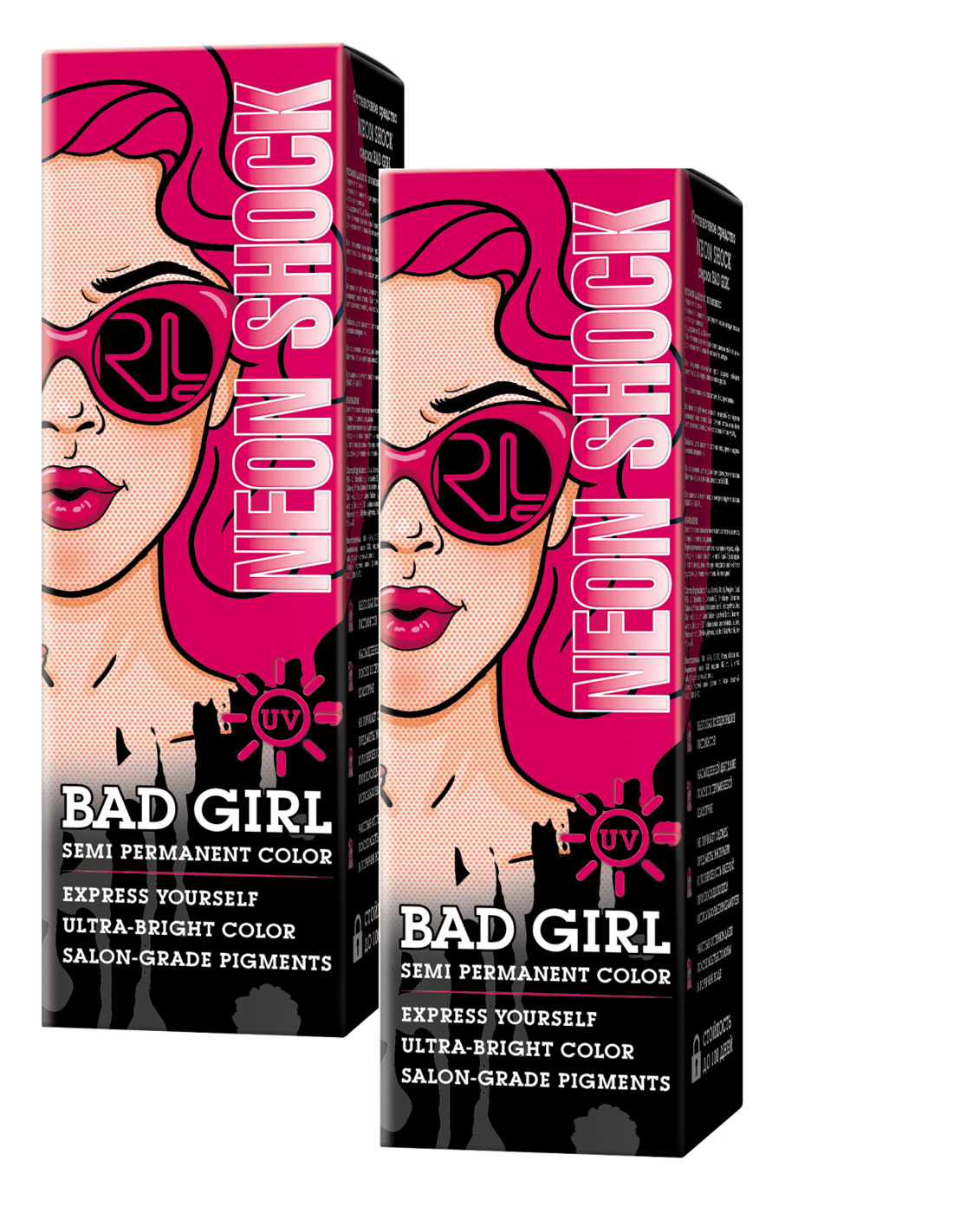 BAD GIRL (Бэд Гёрл) Оттеночный бальзам - пигмент прямого действия NEON ...