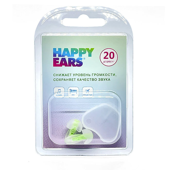 Беруши Happy Ears зеленые — купить в интернет-магазине OZON с быстрой ...