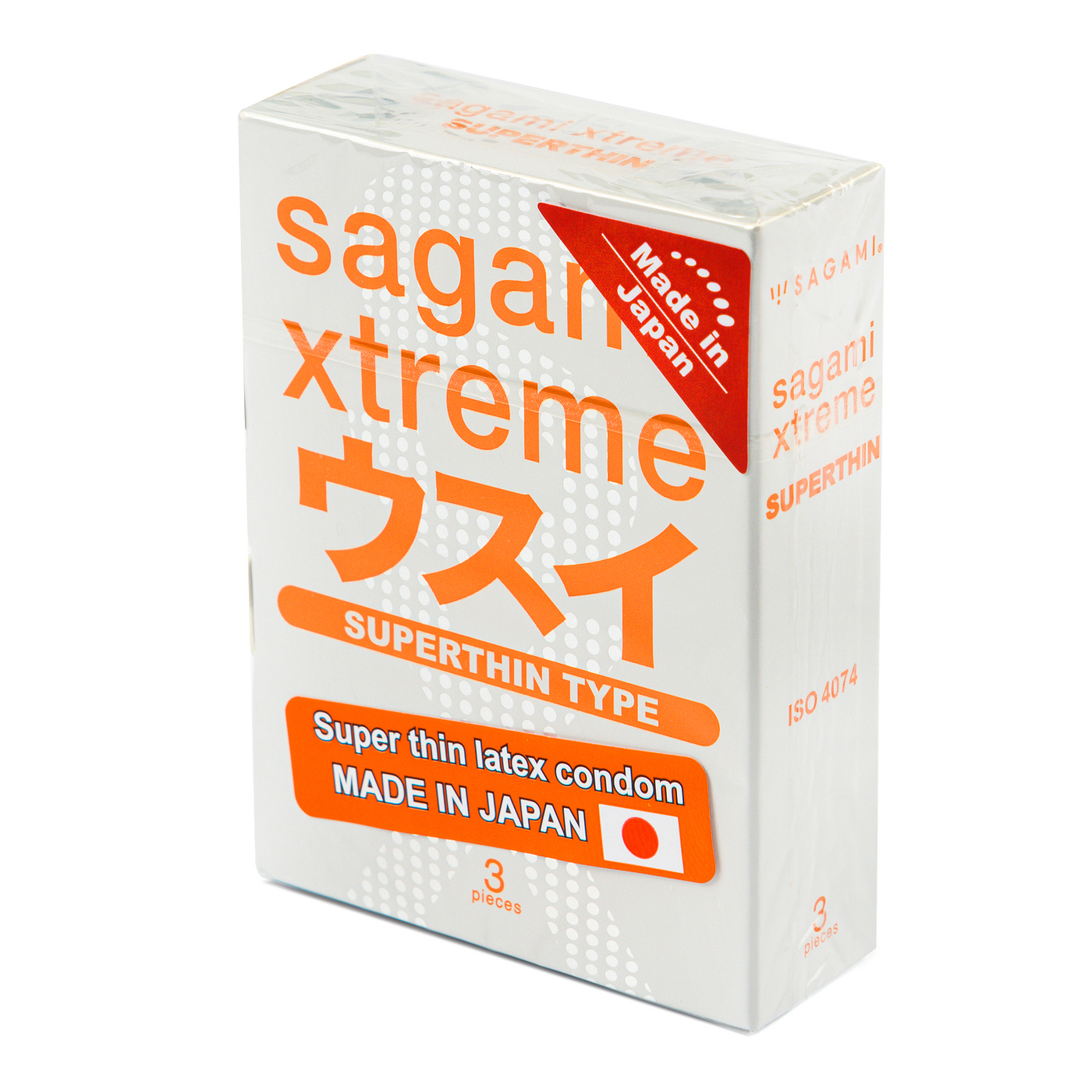 Sagami Xtreme Superthin 3 шт. Презервативы ультратонкие, латекс 0,04 мм