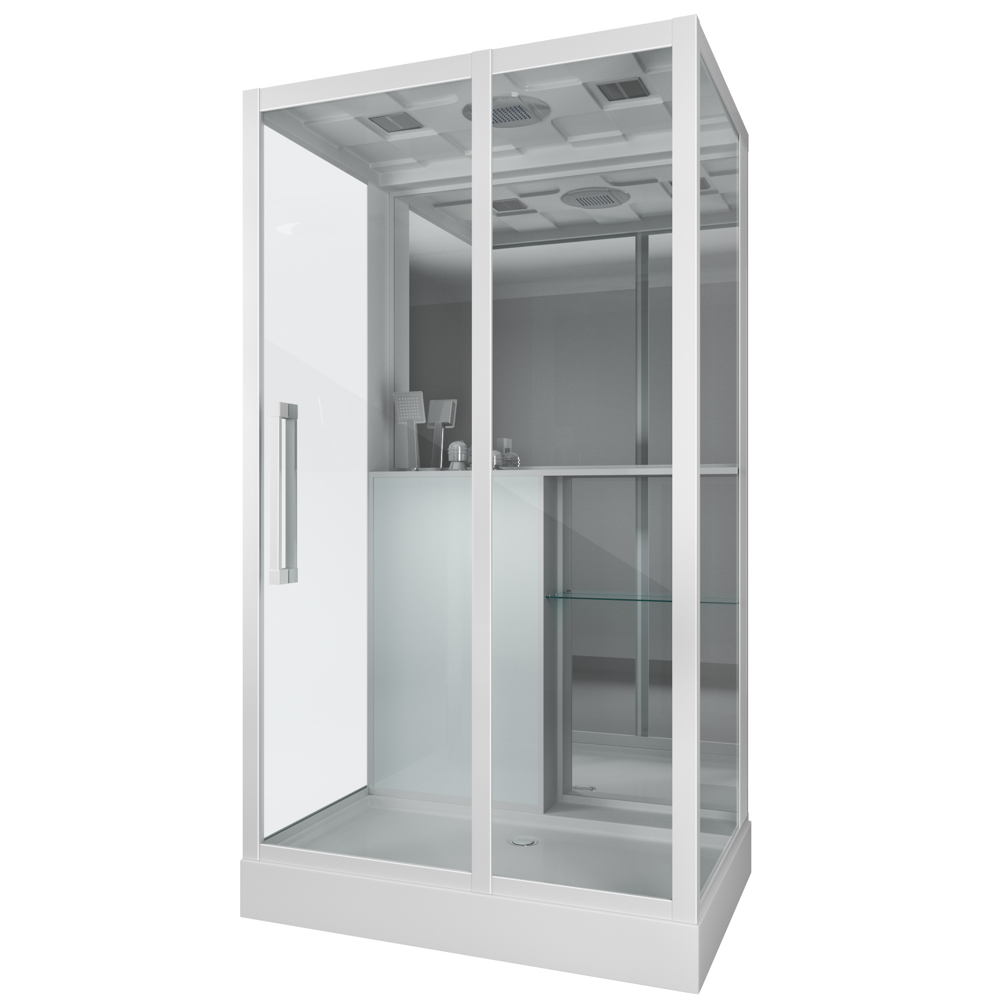 Душ.каб. GR167 (80x120x215) GROSSMAN 5 мест