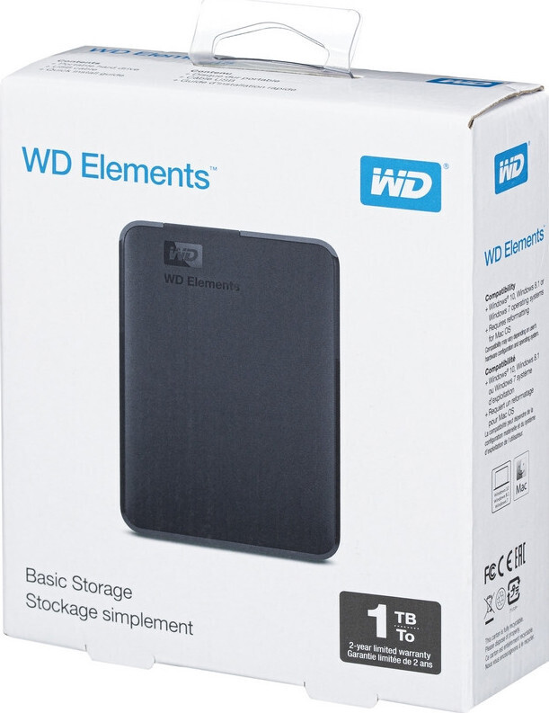 WD / внешний жесткий диск elements Portable, 1 ТБ (wdbmtm0010bbk-EEUE). Портативный HDD WD elements Portable 1tb 2.5, USB 3.0, шт 4 1303877 wdbuzg0010bbk-WESN. Wdbuzg0010bbk-WESN. WD wdbuzg0010bbk.